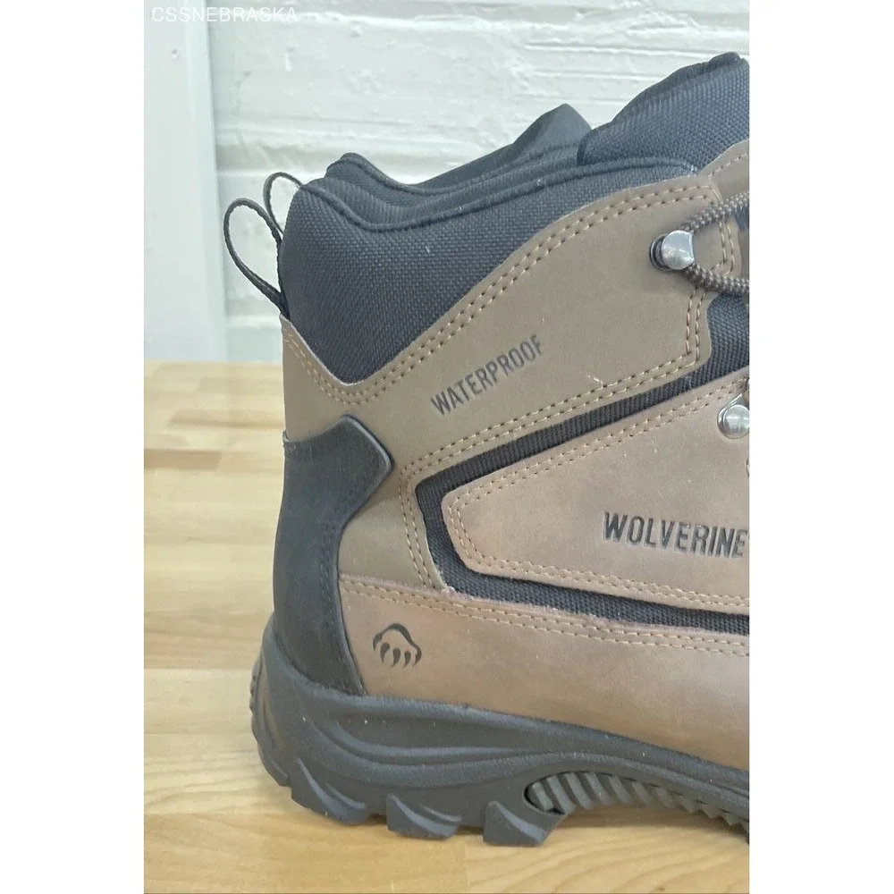 Wolverine Brown/Black Spencer‎ Waterproof Hiking Boot Men - Size 13